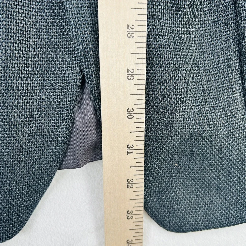 Ermenegildo Zegna Blazer Mens 40 Gray Wool Linen Bergdorf Goodman Jacket